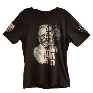 Nine Line Apparel Graphic Carry A Big Stick Black SS Adult Large T-Shirt Teddy